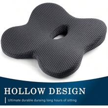 Memory Foam Gel Coccyx Seat Cushion For Office Chair Car Seat Ergonomic NonSlip DualLined Design Sciatica Relief Tailbone Pain Support Prure Relief For Desk Wheelchair Long Sitting Comfort