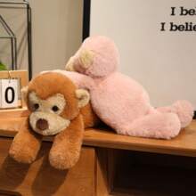 40cm Cute Monkey Plush Doll | Soft Adorable Comfort Doll For Children | Healing Birthday Gift For Boys, Girls, Friends, Home Decor Stuffed Pillow