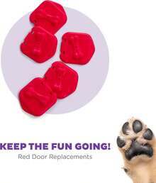 Outward Hound By Nina Ottosson Dog Brick Treat Puzzle Enrichment Toy, Level 2 Intermediate Game, Blue