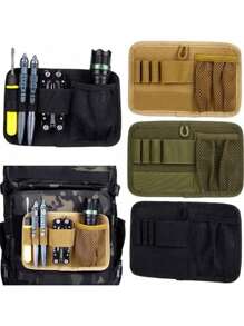 Hook Loop Panel Bags Insert Modular Hunting Accessories Equipment Inner Separation Holder Pouch Utility EDC Tool Organizer Board