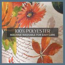 EstiloElrene Home Fashions Grateful Season - Mantel De Cosecha De OtoñO, 52 X 52 Pulgadas, CuadradoVersióN Mejorada - Servilletas (8) - Ver 4