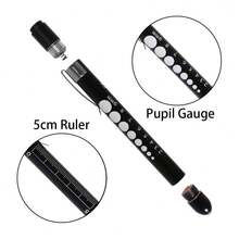 2pcs/3pcs Medical Pen Light, Reusable LED Medical Pen Flashlight With Pupil Distance Scale And Tape Measure, Suitable For Nursing Students, White Light/Warm Light Optional, Suitable For Nurses, Students, Doctors Daily Use, Pocket-Sized Aluminum Pen Light, Battery Powered (Battery Not Included), Birthday Gift, Graduation Gift - Multicolor - View 11