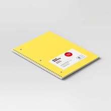 College Rule Spiral Notebook Yellow - 黃色 - 查看 2