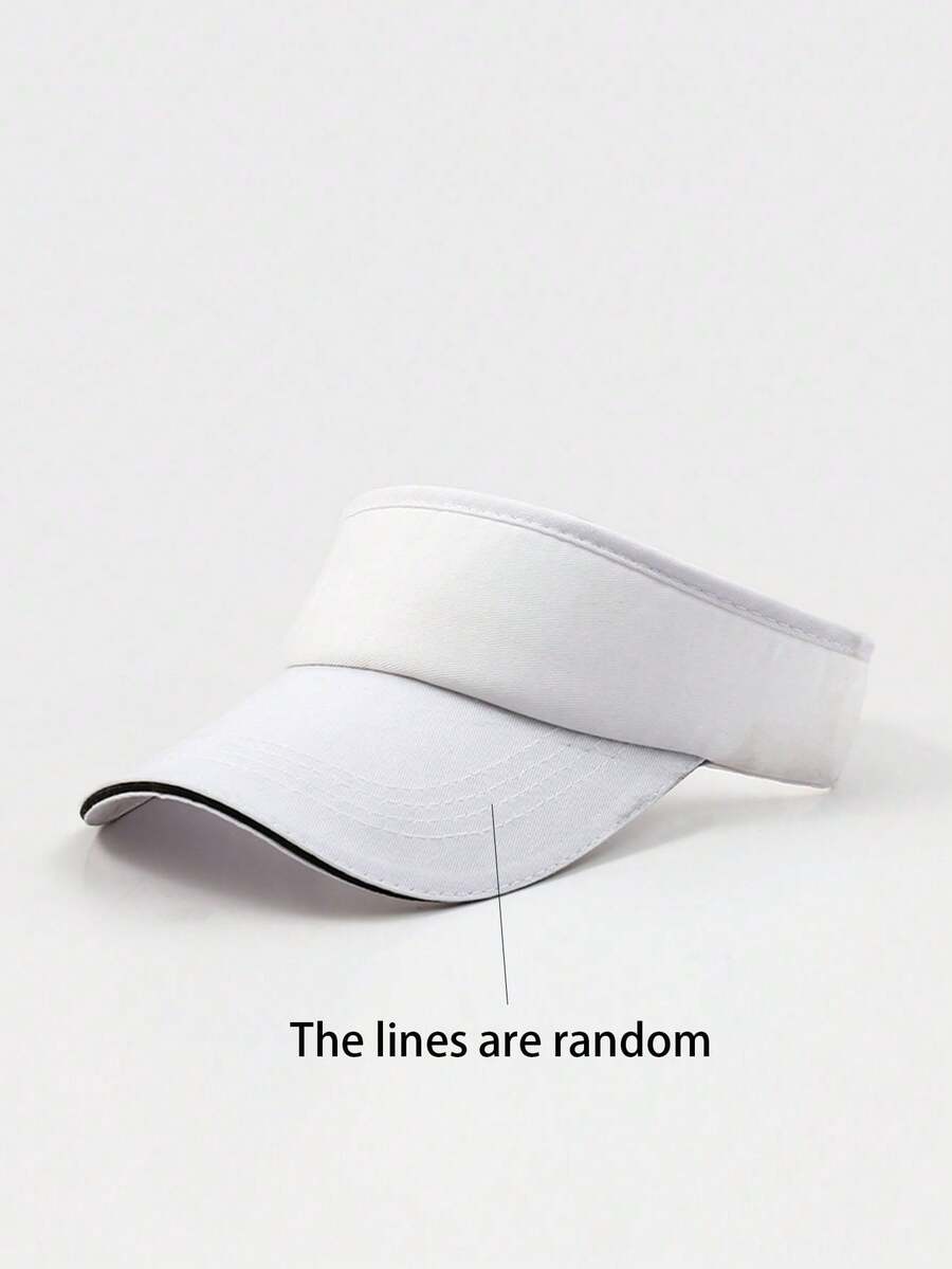 男女通用时尚遮阳帽，高尔夫帽，超长帽檐运动帽，透气帽冠，适合马拉松、户外活动、夏季 - 彩色 - 查看 1