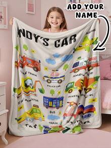 1 件可定制羊毛毯，适合作为送给女孩、男孩、成人、情人节的礼物，轻盈、柔软、温暖，适合母亲节、生日、儿童节、父亲节、毕业典礼、婚礼、圣诞节、家庭沙发、床、车、卧室、客厅使用