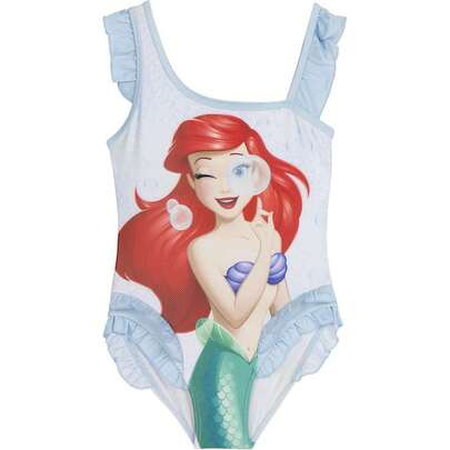  Disney Swimsuit For Girls - 1-Piece Children's Swimsuit With Fun Print Of Disney Characters Such As Moana, Frozen Or Minnie - Elastic, Comfortable And Quick-Drying Swimsuit, Ideal For Swimming, Beach And Summer