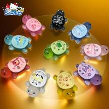 Sanrio 1pc Sanrio Series Glow-In-The-Dark Giant Turtle - Cute Character-Themed Decorations With Detachable Shell, Absorbs Sunlight To Glow, Perfect For Collectors!