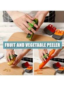 1pc Stainless Steel Fruit/Vegetable Peeler - Ultra Sharp Blade, Easy Peeling Of Fruits & Veggies - Durable Kitchen Tool, Ergonomic Handle, Quick Meal Prep