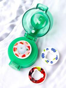 1 件熊形瓶子香味环，水瓶水果香味环，户外运动创意水杯香味环，适用于水果香味水瓶 - 彩色 - 查看 2