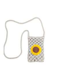 Korean Fashion Crossbody Bag, Mini Flower Decoration Straw Bag Wallet Shoulder Bag Mobile Phone Case Crossbody Bag Mobile Phone Bag, Clutch Mobile Phone Case Bag, Lightweight Modern Business Credit Card Id Card Cash Mobile Phone Wallet, Business Casual Teacher's Day Teacher Gift, Suitable For Work, Commuting, Travel, Holiday Vacation, Anniversary Birthday Valentine's Day Gift, Women's Gift