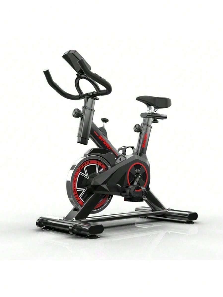 AUXOM Bicicleta Bike Ciclismo Indoor Fitness Profissional Instrumentação Capacidade De Carga De 120KG - Preto - Visão 1