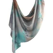 1 pièce Foulard de style bohème pour femme avec imprimé aquarelle, foulard de protection solaire, châle multifonction élégant pour une utilisation quotidienne en bandeau