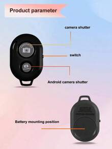 1pc Wireless Selfie Stick With Remote Shutter Control For Android / IOS, Selfie Gadgets