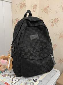 Women's Backpack With Large Capacity And Multiple Pockets, Lightweight And Fashionable, Essential School Backpack For Students, Computer Backpack, Large Functional Laptop Backpack - Black - View 7