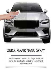 1pc, Car Scratch Repair Paint Set, Deep Repair Car Scratch Paint Crack, Car Paint Scratch Cleaning, Decontamination Polishing Care Paint, A Variety Of Colors To Choose From, Easy To Operate, Press And Spray On The Need To Repair And Remove,New And Old Models Are Randomly Shipped