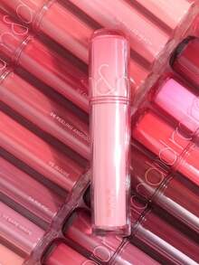 Rom&nd Romand 持久水润唇釉 04 无花果色，啫喱质地，水润光泽，不粘腻，可叠加涂抹，轻盈持久，斜角心形刷头，口袋大小，亮泽妆效，5秒快速打造办公室妆容，韩国化妆品，3.5克/0.12盎司 - 04 FIG FIG - 查看 11