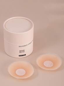 1/3 Pares de Tampas de Mamilo Reutilizáveis de Silicone Sem Costura - Invisíveis, Autoadesivos, Patches Femininos Anti-Protrusão Para Seios - Acessórios de Sutiã Confortáveis, Respiráveis e Fáceis de Limpar