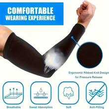 1/3/4Pairs Cooling Arm Sleeve - High-Elasticity Breathable Polyester Fiber, Suitable For Driving, Golf, Fishing, Cycling And Outdoor Sports - Solid Color, Elastic Fit