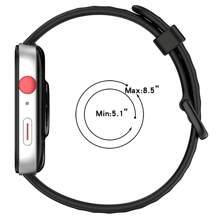 Silikonarmband kompatibel mit Huawei Watch Fit 4Pro/Fit4/Fit3, strapazierfähiges Ersatz-Armband, Smartwatch Zubehör mit farbiger Schnalle, einstellbar und bequem, verschiedene Farben