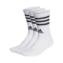 Adidas 3双装男女通用 C SPW CRW 高性能袜子，折扣装 HT3458 - 白色 - 查看 1