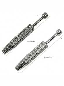 Pinça de precisão para joias com 4 pontas - Suporte para pedras preciosas e diamantes, ideal para contas e peças pequenas, ferramenta ergonômica para artesanato em metal/alumínio, ferramentas para fabricação de joias