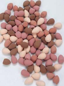 1/5/10/15/30 piezas Esponja de maquillaje mini, de uso dual seco/húmedo, de estilos aleatorios, adecuada para aplicación de maquillaje y camuflaje, portátil, excelente para regalos de Navidad y Año Nuevo, maquillaje, barato, decoración de habitación, tocador, viaje, dormitorio, accesorios de maquillaje, borla, difuminador de maquillaje, borla de polvo, esponja de maquillaje