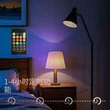 1pc LED Rechargeable Light Bulb With Remote Battery Control, Suitable For Lamps, Eye-Care Lighting, Smart RGB Color Changing Bulb, E26 Base, Suitable For Camping, Hiking, Fishing, Holidays, Cars, College, Sports, Home, Party, Living Room, Bedroom, Music Festivals, Hurricane Emergencies - Ngôi sao - Xem 8