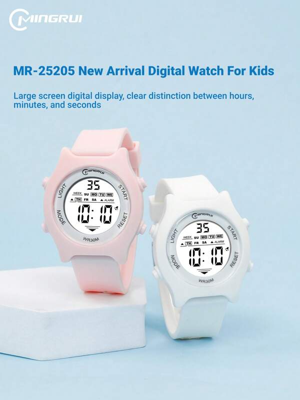 MINGRUI New Fashion Children's Watch, 3ATM Waterproof, Luminous Alarm Clock, Timing, Multi-Function Watch, School Supplies, Kid's Gift