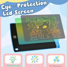 RSP 1pc 6.5"/12" LCD Writing Tablet, Colorful Doodle Board, Inspirational Interactive Message Board, Drawing & Writing Supplies