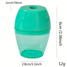 4/8 pièces/set, 4 taille-crayons de couleurs mélangées, 4 gommes, convient pour la rentrée scolaire, le bureau et les fournitures scolaires - couleurs aléatoires