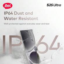 itel S25 Ultra 双卡 4G 钛金版 Android 14 智能手机 8GB RAM 256GB，5000mAh 电池，Type-C 充电，指纹解锁 - 黑色 - 查看 5