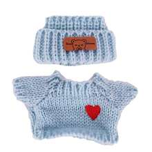 圣诞礼物（仅衣服）]第一代/第二代盲盒拉布拉布派对娃娃衣服，拉布拉布爱心毛衣，熊标志帽子（不含娃娃） - 彩色 - 查看 9