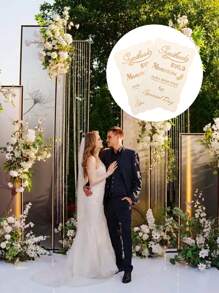 1/4/6 Stücke minimalistische Hochzeitsdekor Schilder für Tanzfläche, Verlobungsfeier Tisch Deko, Empfang und Bridal-Shower, Holzschilder mit Ständer, Hochzeitsparty Gastgeschenke