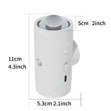 Lámpara de pared LED inteligente con batería de litio recargable y desmontable, regulable en RGB, sensor de movimiento, carga USB, 1500mAh, incluye cable USB, apta para entrada, mesita de noche, escritorio, armario, lugares secos
