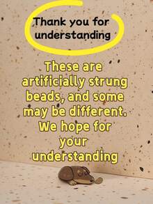 1 件清新可爱的柿子串珠手机挂绳，夏季配饰 - 橘色 - 查看 6