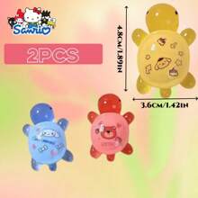 Sanrio 1pc Sanrio Series Glow-In-The-Dark Giant Turtle - Cute Character-Themed Decorations With Detachable Shell, Absorbs Sunlight To Glow, Perfect For Collectors!