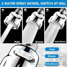 1件装通用水龙头起泡器、水龙头喷头、节水过滤器、防溅水龙头喷头、水龙头分水器、增压水龙头过滤器，厨房和浴室水槽配件 - 銀色短款 - 查看 8