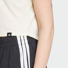 Adidas Áo thun nữ W C DDL CROP T tay ngắn cổ đan TJX5327 - trắng - Xem 2