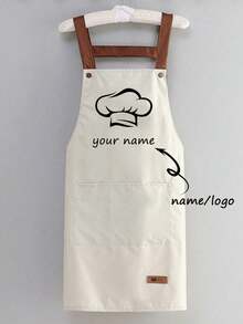1件定制围裙，适合爸爸、父亲、男士、女士，可定制文字和Logo，厨师烹饪厨房围裙，个性化防水厨房围裙，可定制Logo和名字，厨师烹饪围裙，送给妈妈、丈夫、女朋友、男朋友的完美礼物，父亲节、情人节、母亲节、生日、周年纪念日、毕业典礼、婚礼，表达爱意，独特，家庭和睦。 - 彩色 - 查看 3