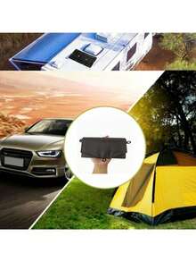 1 件可折叠便携式太阳能充电板，USB 输出，适合在旅行或露营期间为手机、风扇和其他设备充电