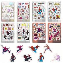 8PCS Marvel chính thức được cấp phép dán phim hoạt hình Spider-Man Bộ sưu tập nhân vật Máy tính xách tay Máy tính Điện thoại Bình nước Trang trí Tiệc và Quà tặng sinh nhật - Nhiều màu - Xem 2