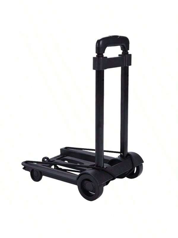 عربة حمل قابلة للطي محمولة مع مقبض، عربة تسوق، عربة بضائع، سيارة بقالة، ديكور خارجي