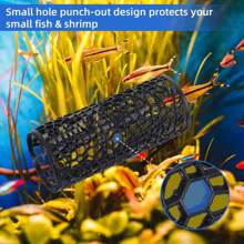 1pc Fish Habitat Tunnel Hollow Cave Aquarium Decor With Suctions, Safe Hiding Place For Small Fish & Shrimp, Toys For Betta, Guppies, Snails