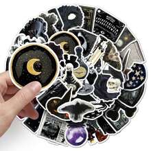 50Pcs Dark Academia Stickers INS Stickers Witch Stickers Y2k Stickers Graffiti Stickers Aesthetic Stickers Insect Stickers Vinyl Waterproof Stickers Stickers For Water Bottle, Hydroflask, Guitar, Luggage, Phone, Case, Laptop, Skateboard, Gift - Multicolor - View 5
