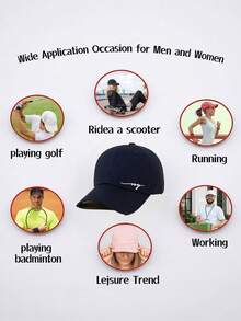 1 件 NY 字母印花棒球帽，低调时尚 Snapback 帽，简约休闲街头风格帽，可调节男女通用爸爸帽，适合户外、度假、日常街头装，也是一份很棒的礼物 - NY - 查看 3