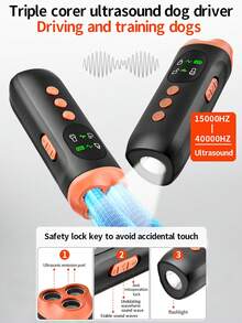 Thiết bị huấn luyện và chống sủa thông minh bằng sóng siêu âm mới dành cho thú cưng, sử dụng âm thanh siêu âm để xua đuổi thú cưng mà không gây hại. Dùng để huấn luyện thú cưng sủa hoặc cắn phá hàng ngày. Thiết kế trang nhã, dễ sử dụng và nhỏ gọn. Ba lõi siêu âm công suất cao, sóng siêu âm tần số cao kích thích thính giác của chó hung dữ khiến chúng cảm thấy sợ hãi. - Nhiều màu - Xem 4