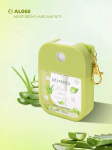 35 ml/50 ml Vaporisateur de désinfectant pour les mains portable avec étui en silicone coloré et porte-clés, conception compacte et étanche pour le bureau, la salle de sport, les déplacements, l'école, la voiture. Accessoires mignons gothiques Y2K