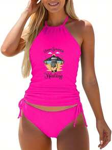 Traje de baño de mujer - Rosa Fucsia - Ver 1