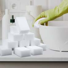 30 paquets d'éponges magiques extra épaisses et durables en mélamine. Éponges abrasives polyvalentes en mousse pour le nettoyage des surfaces, baignoire, sol, plinthes, salle de bain, murs. Accessoires de nettoyage pour la maison. Décorations pour la pièce. Peut être utilisé pour prévenir les taches d'huile, les déchets, etc. Convient pour les cuisines, les restaurants, les fêtes, les rassemblements, les voyages, les cadeaux de famille, les cadeaux pour la maison