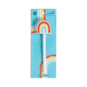 Ballpoint Pen Rainbow Black Ink: Cute &#38; Fun Stationery, 0.07mm Point, , Office Supplies